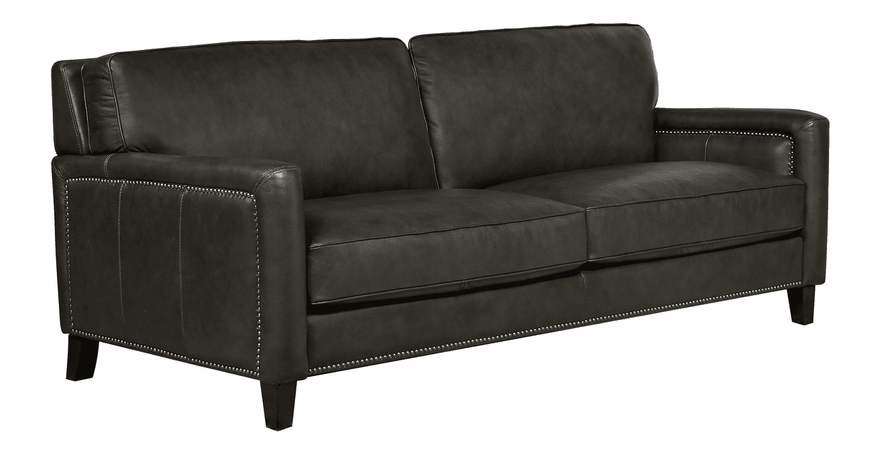 Beacon Leather Sofa Collection, Quartz Gray